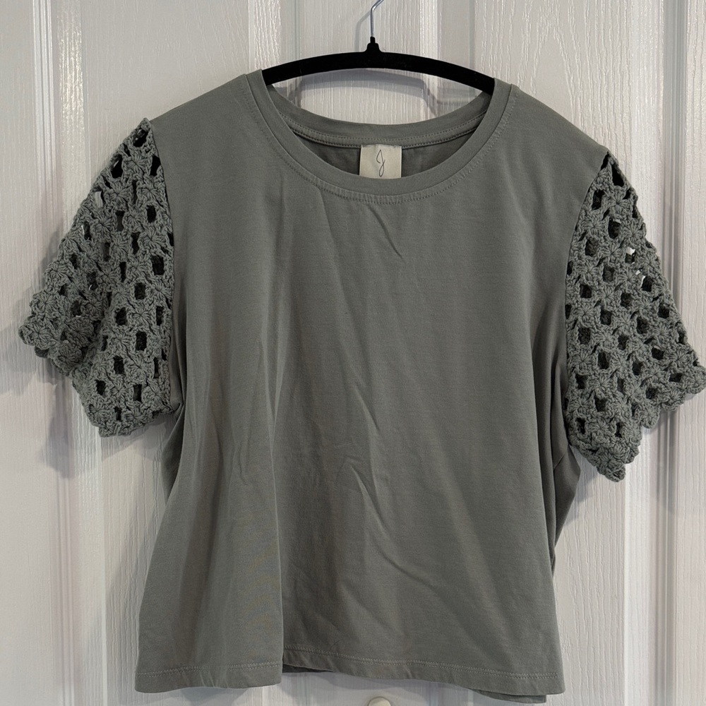 Crochet Sleeve Top